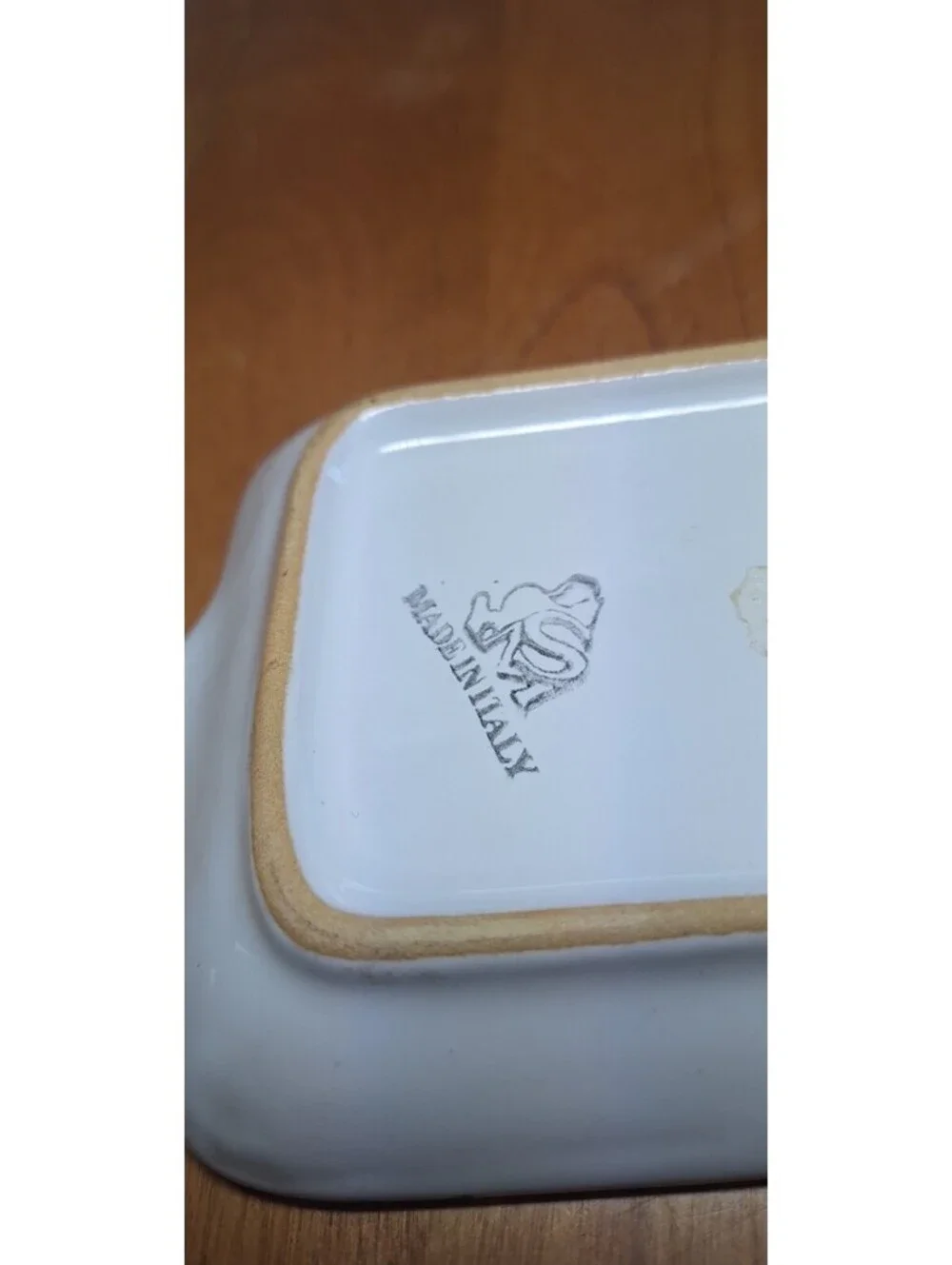 Italian Handpainted Ceramic Pottery Small Tray/Butter Deruta Rooster Made Italy